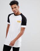 Jack & Jones Core T-shirt With Layered Sleeve Detail - White