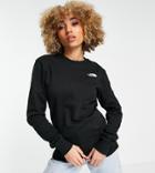 The North Face Vertical Sweatshirt In Black Exclusive At Asos
