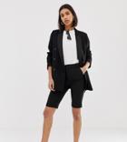Mango Tailored City Short In Black