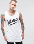 Mambo Bolt Tank - White