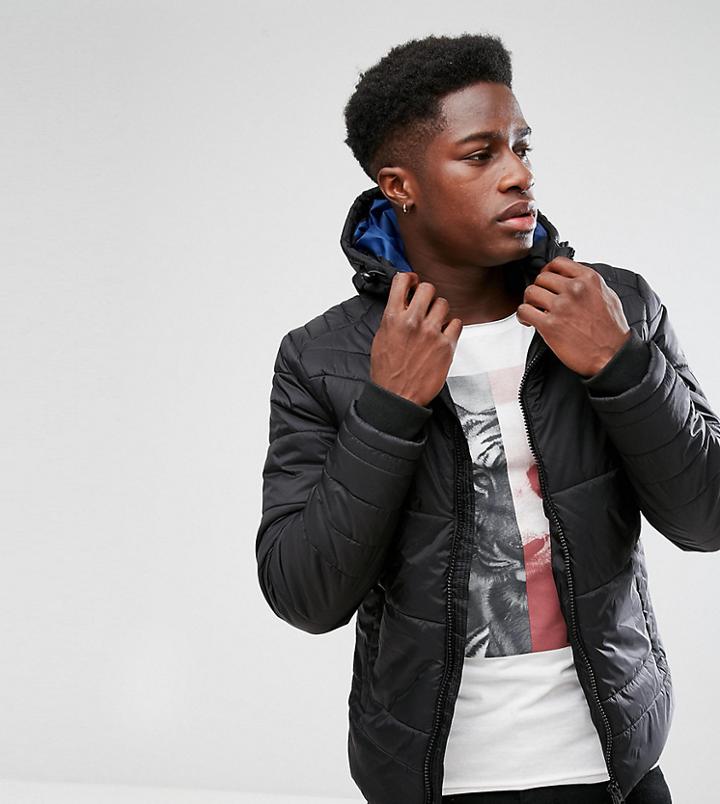 Blend Large Quilted Jacket - Black