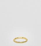 Kingsley Ryan Sterling Silver Gold Plated Bamboo Ring - Gold