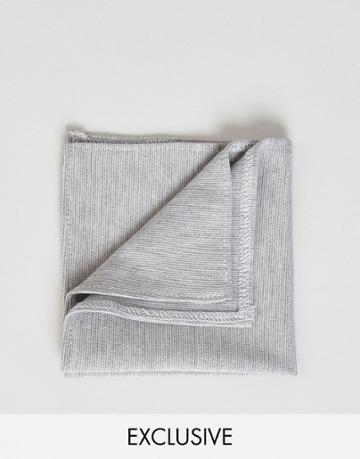 Noak Jersey Pocket Square - Gray