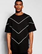 Jaded London Reflective T-shirt - Black