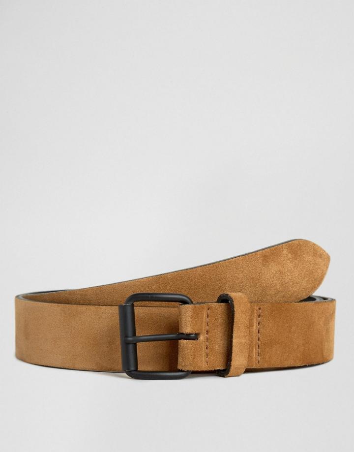 Asos Suede Belt - Tan
