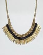 Raga Feather Necklace - Gold