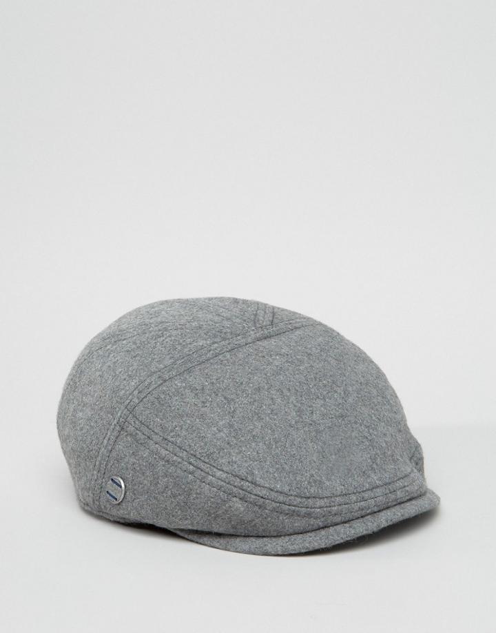 Esprit Driver Cap In Felt - Gray