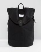 Sandqvist Hilda Simple Backpack In Black - Black
