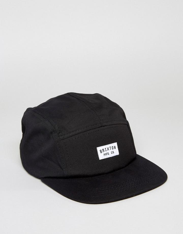 Brixton Hendrick 5 Panel Cap - Black