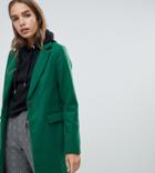 New Look Tailored Coat In Green