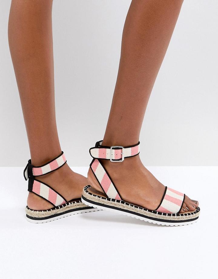 Asos Junction Sandal Espadrilles - Pink