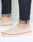 Kg By Kurt Geiger Woven Espadrilles In Beige - Beige