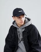 Charm's Baseball Cap In Black With Logo - Black