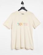 Native Youth Logo T-shirt In White