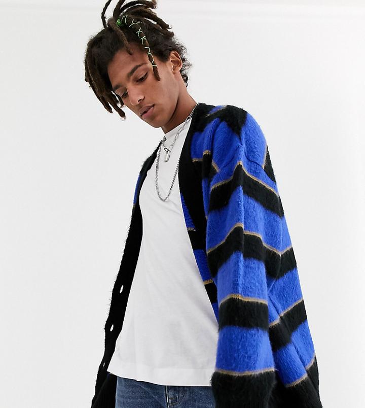 Collusion Stripe Cardigan Twin Set