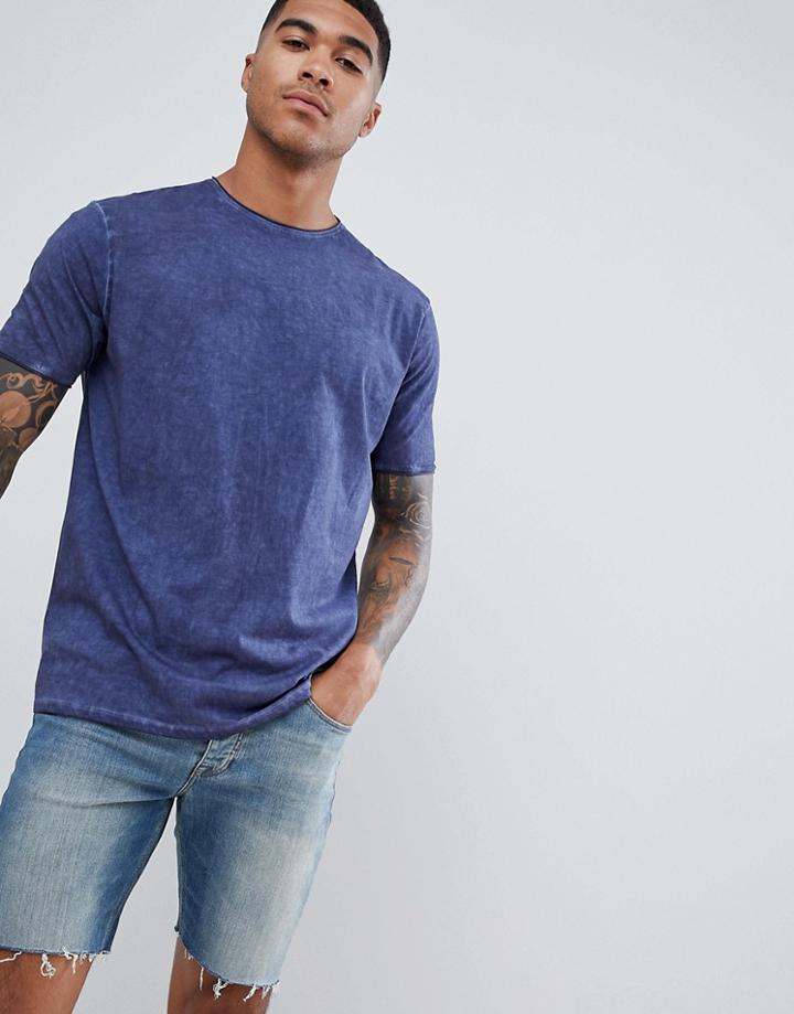 Bolongaro Trevor Acid Wash T-shirt - Blue