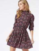 Miss Selfridge Fit & Flare Mini Dress In Paisley Print-red