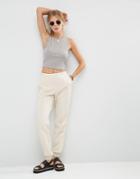 Asos Luxe Tailored Jogger Co-ord - Champagne