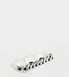 Designb Knuckle Duster Ring In Silver