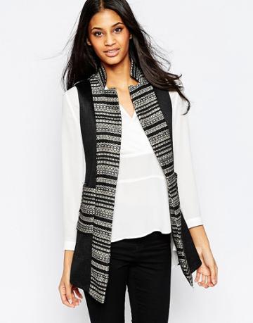 Jovonna Premier Amina Embroidered Jacket - Black