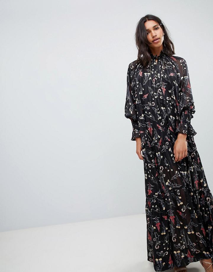 Sabina Musayev Ethereal Maxi Dress - Black