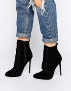 Asos Elthor Lace Up Boots - Black
