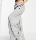 The North Face Straight Leg Sweatpants In Gray Exclusive At Asos