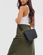 Claudia Canova Flap Over Cross Body In Black