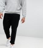 Asos Design Plus Tapered Jeans In Black - Black