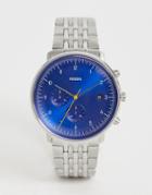 Fossil Fs5542 Chase Timer Bracelet Watch - Silver
