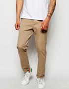 New Look Slim Chino In Stone - White