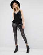Mango Coated Legging - Gray
