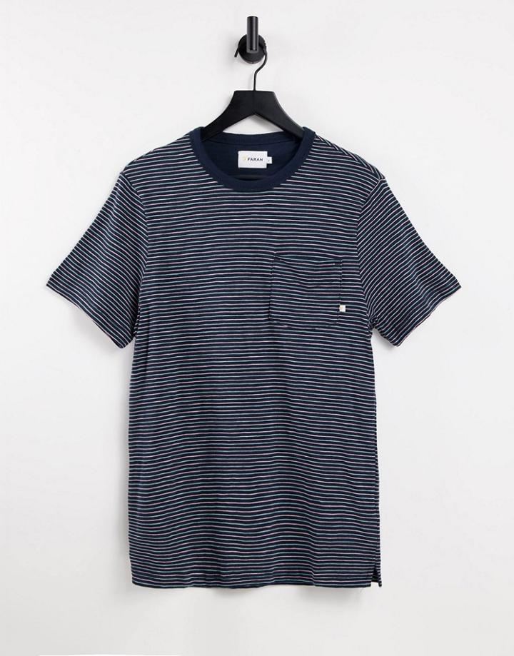 Farah Short Sleeve T-shirt In Navy