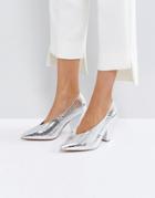 Asos Shiraz Pointed Heels - Silver