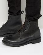 G-star Myrow Lace Up Leather Boots - Black