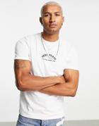 Fred Perry Arch Logo T-shirt In White