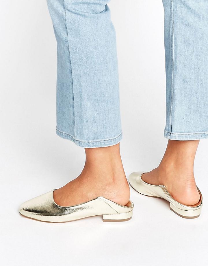 Asos Legends Ballet Flats - Gold