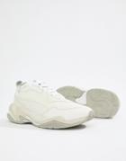 Puma Thunder Desert White Sneakers-gray