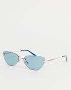 Calvin Klein Ck19124s Cat Eye Sunglasses-blues