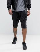 Asos Extreme Drop Crotch Shorts - Black