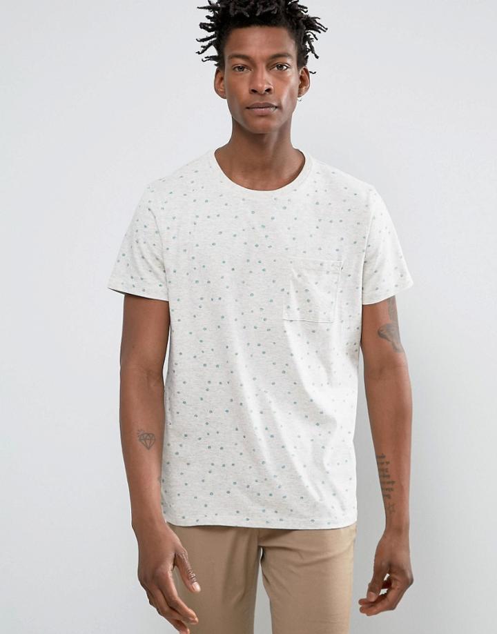 Lee Printed T-shirt - Cream