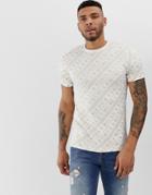 River Island T-shirt With Logo Print In White