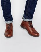 Firetrap Lace Up Military Boots - Brown