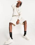 Nike Revival Crew Neck Sweat In Stone-grey