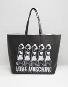 Love Moschino Logo Shopper Bag - Black