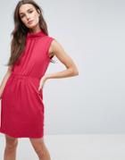 Y.a.s Emala Polo Bodycon Dress - Red