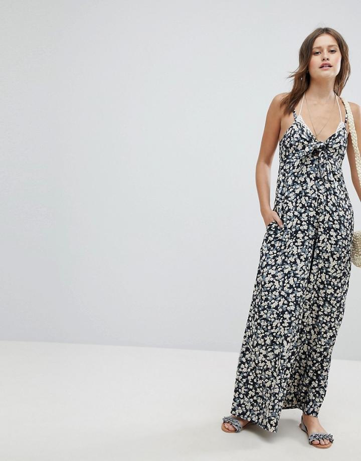 Billabong Floral Beach Jumpsuit - Multi