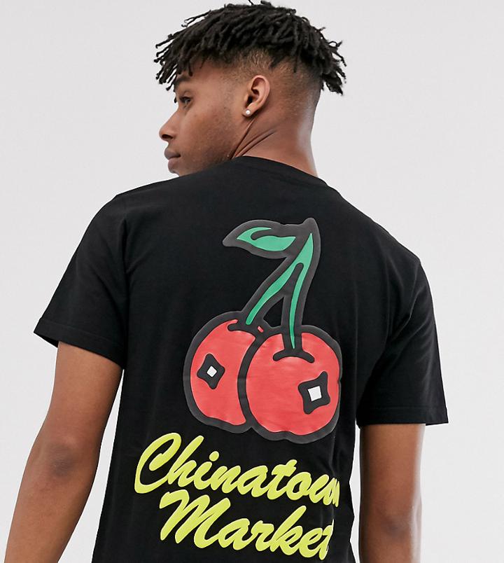 Chinatown Market Cherry T-shirt In Black