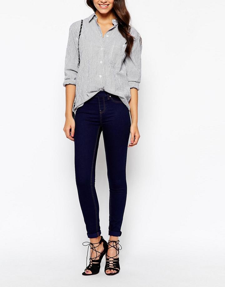 New Look Navy Jegging - Blue