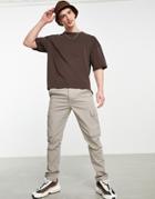 Bershka Super Oversized T-shirt In Brown